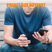 FIRSTNUM M4 Mobile Hotspot for Travel, No Contract, 1GB Free US Data Monthly