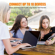 FIRSTNUM M4 Mobile Hotspot for Travel, No Contract, 1GB Free US Data Monthly