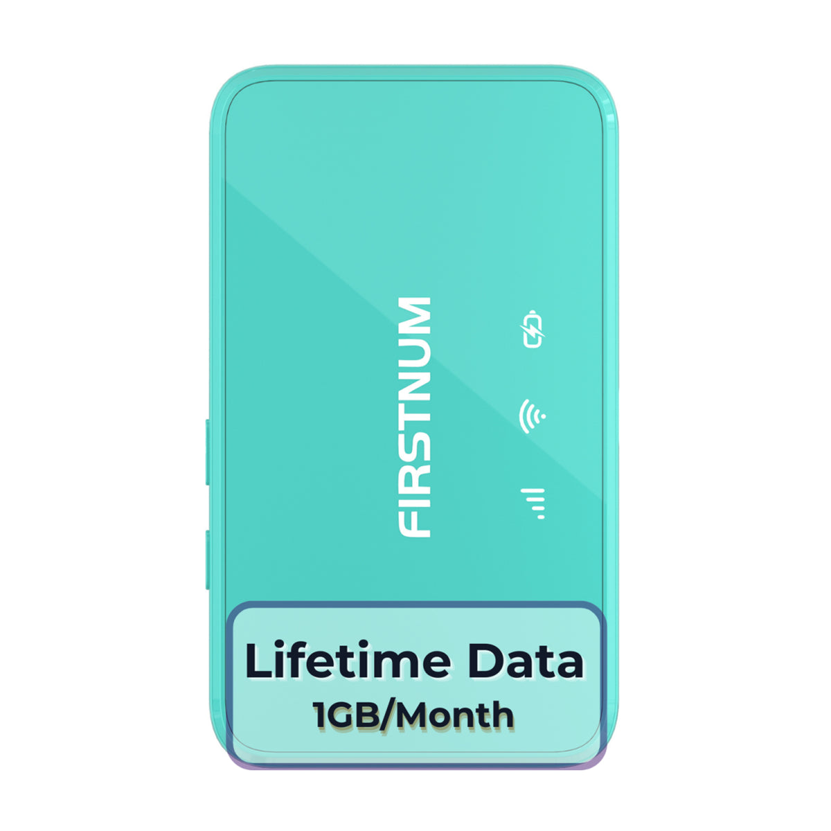 FIRSTNUM M6 Mobile Hotspot for Travel, No Contract, 1GB Free US Data Monthly