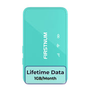 FIRSTNUM M6 Mobile Hotspot for Travel, No Contract, 1GB Free US Data Monthly