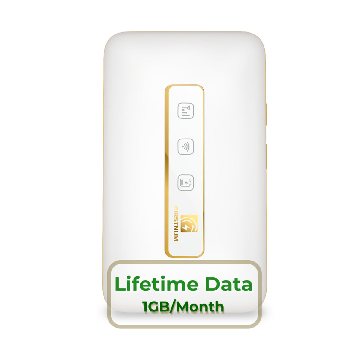 FIRSTNUM M5 Mobile Hotspot for Travel, No Contract, 1GB Free US Data Monthly