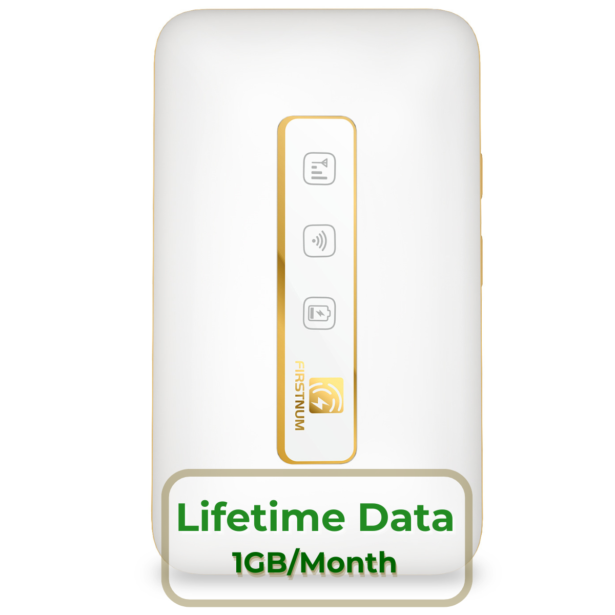 FIRSTNUM M5 Mobile Hotspot for Travel, No Contract, 1GB Free US Data Monthly