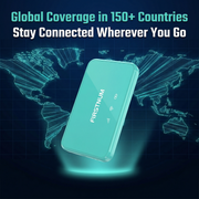 FIRSTNUM M6 Mobile Hotspot for Travel, No Contract, 1GB Free US Data Monthly