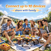 FIRSTNUM M6 Mobile Hotspot for Travel, No Contract, 1GB Free US Data Monthly